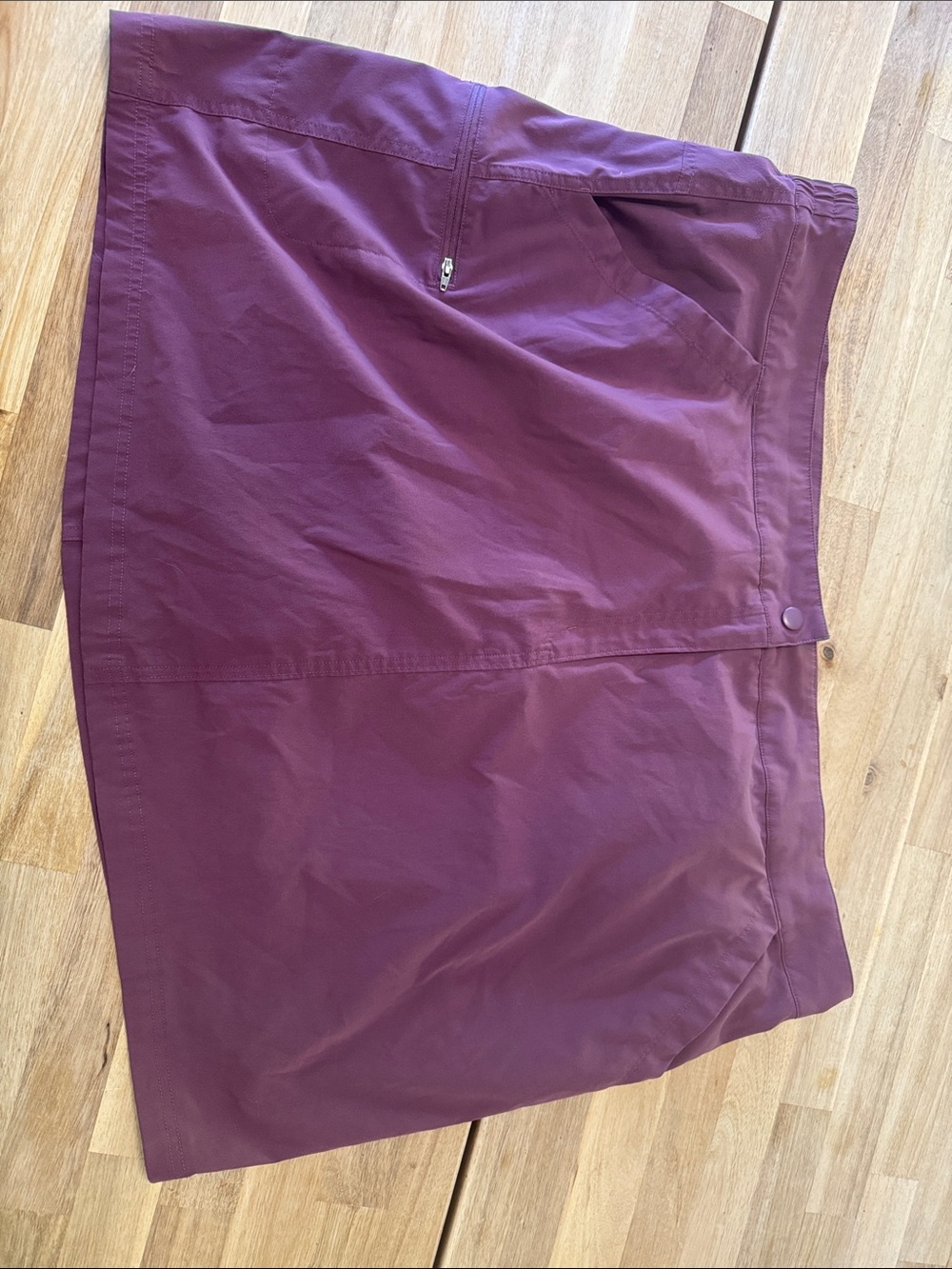 32 Degrees Wine Purple A-Line Skirt